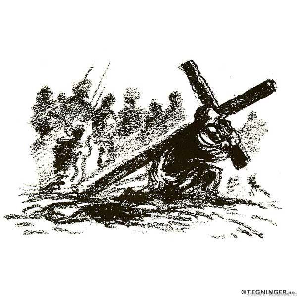 Jesus bærer korset