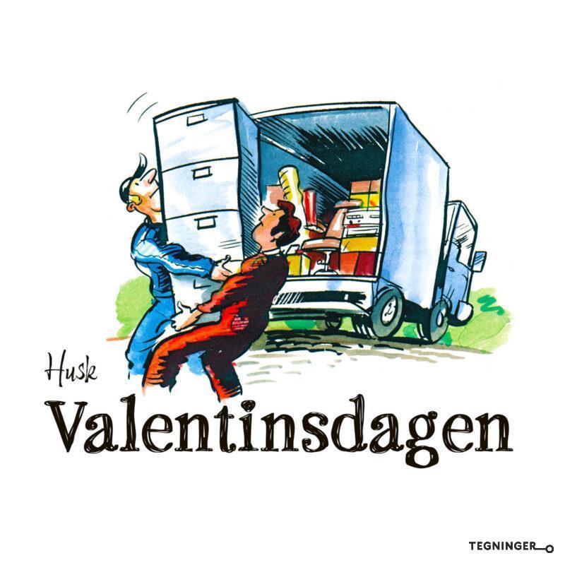 Valentinsdag humoristisk