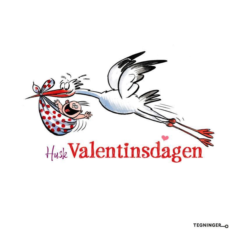 Valentinsdag stork