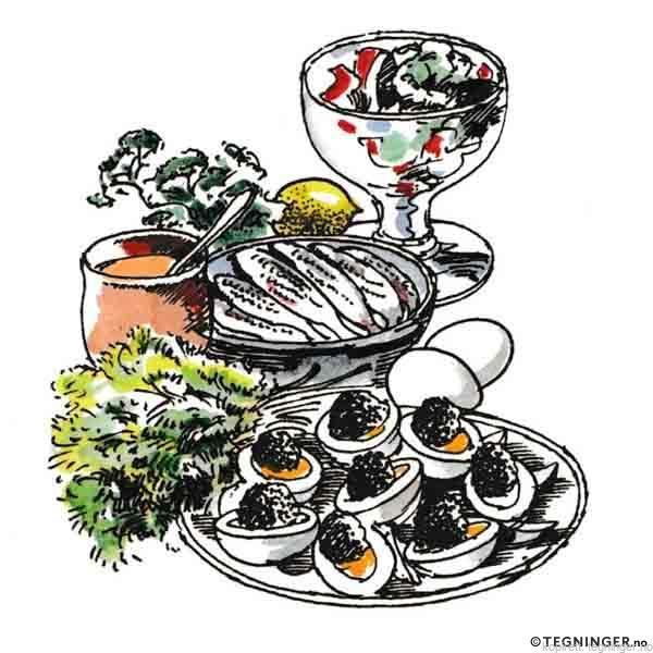 Sardiner og egg med kaviar – MAT
