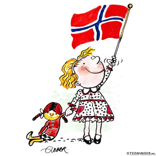 Jente med dukke og flagg – BEGIVENHETER
